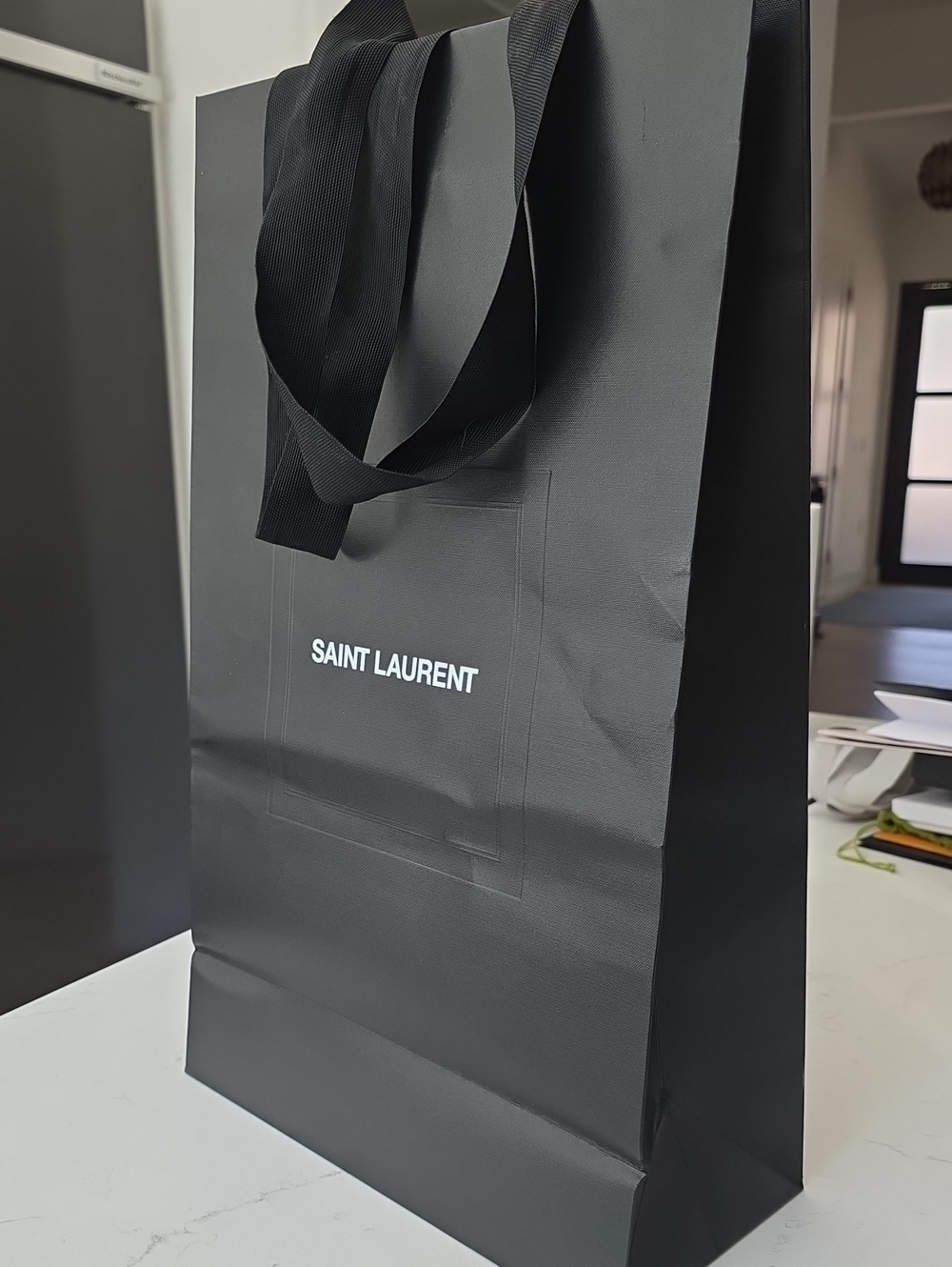 Saint Laurent Black Men’s Luxury Tote Bag